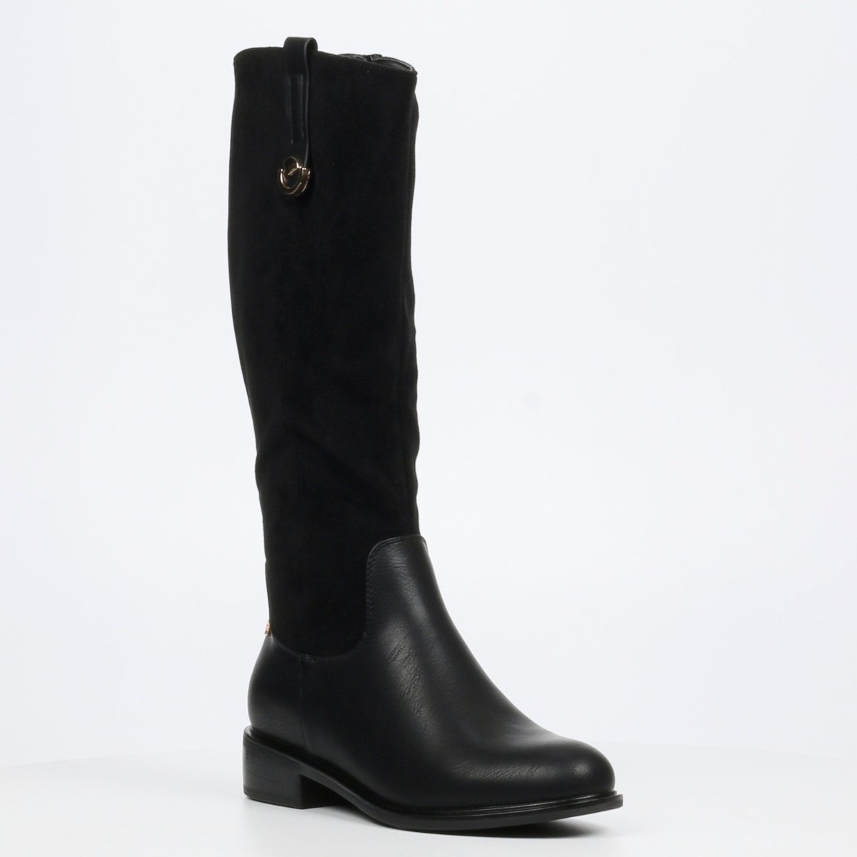 Butterfly Feet Long Boot (HUDA 18) Black - Shazem - WOMENS BOOTS - BUTTERFLY FEET