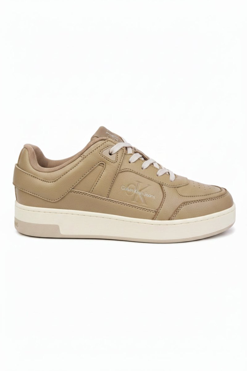 Calvin Klein Basket Cup Lo Lace Up Tumbled Brown - Shazem - MENS SNEAKERS - CALVIN KLEIN