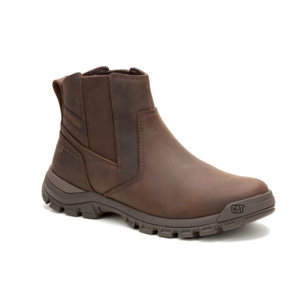Caterpillar Threshold Chelsea Dark Brown - Shazem - MENS BOOTS - CAT