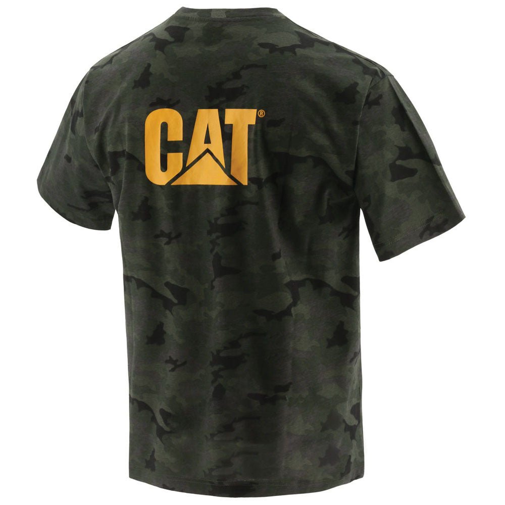 Caterpillar Trademark Tee Night Camo - Shazem - MENS T - SHIRTS - CAT