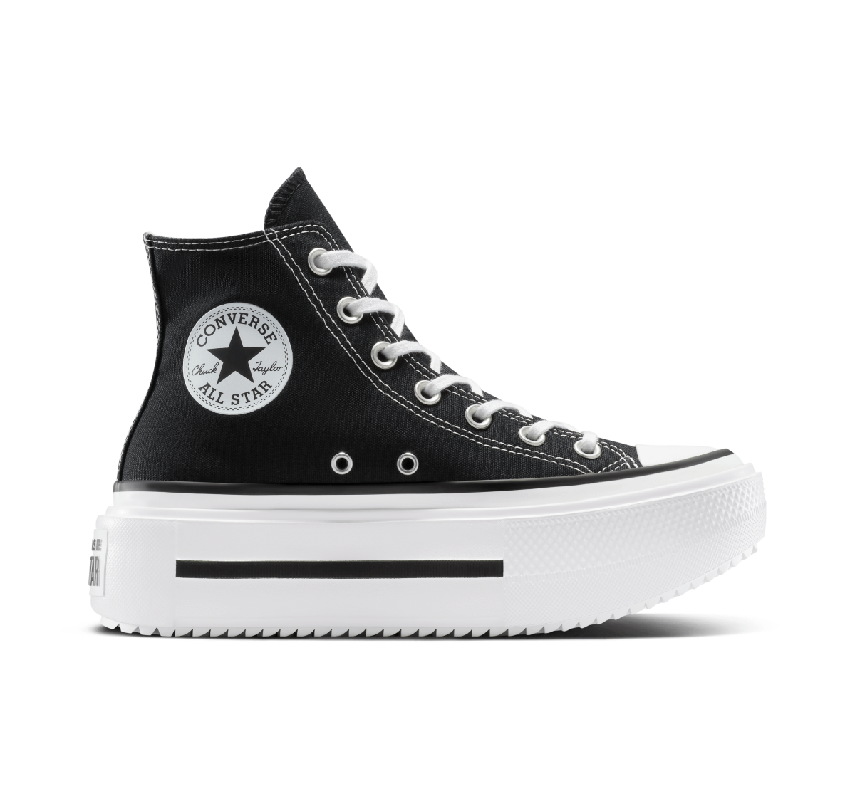 Converse Chuck Taylor Lift Double Stack Black - Shazem - UNISEX SNEAKERS - CONVERSE