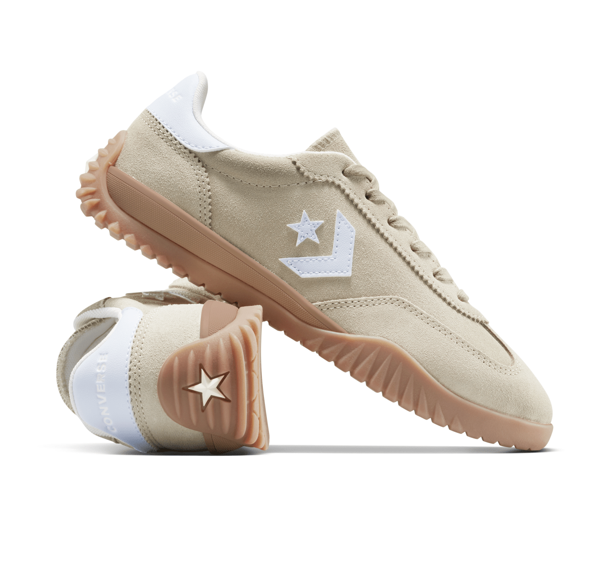 Converse Run Star Trainer Suede Pale Surplus/Egret - Shazem - UNISEX SNEAKERS - CONVERSE