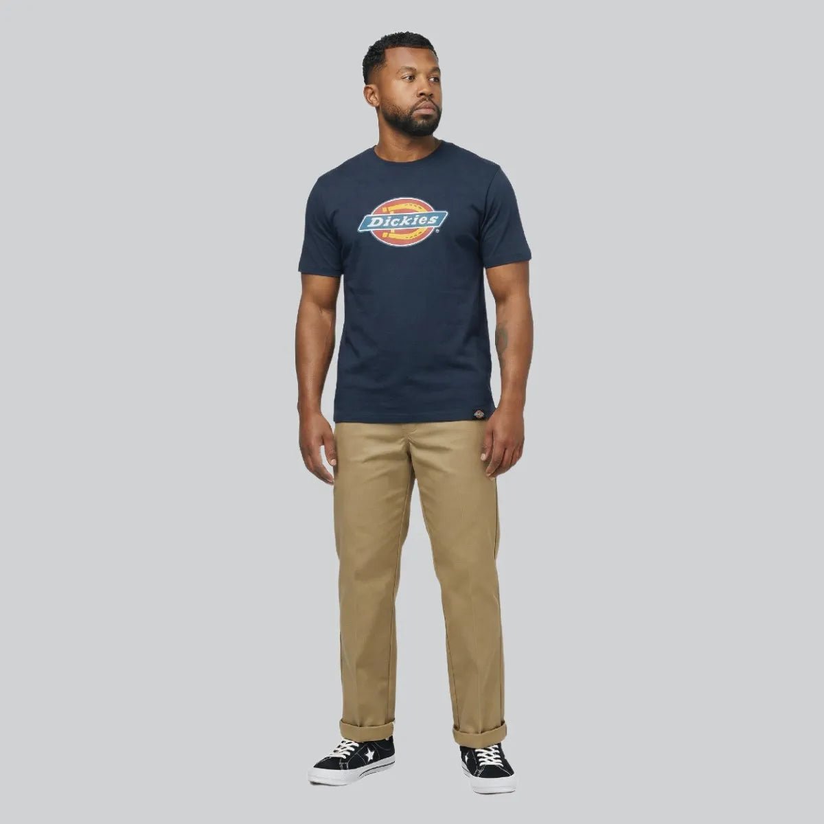 Dickies Horseshoe Tshirt Navy - Shazem - MENS T-SHIRTS - DICKIES