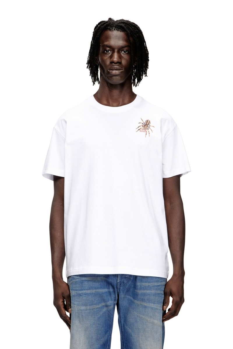 Diesel Norm-Spider Tee White - Shazem