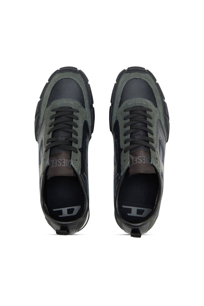 Diesel Pagodha Low Sneaker Black/Olive - Shazem - MENS SNEAKERS - DIESEL