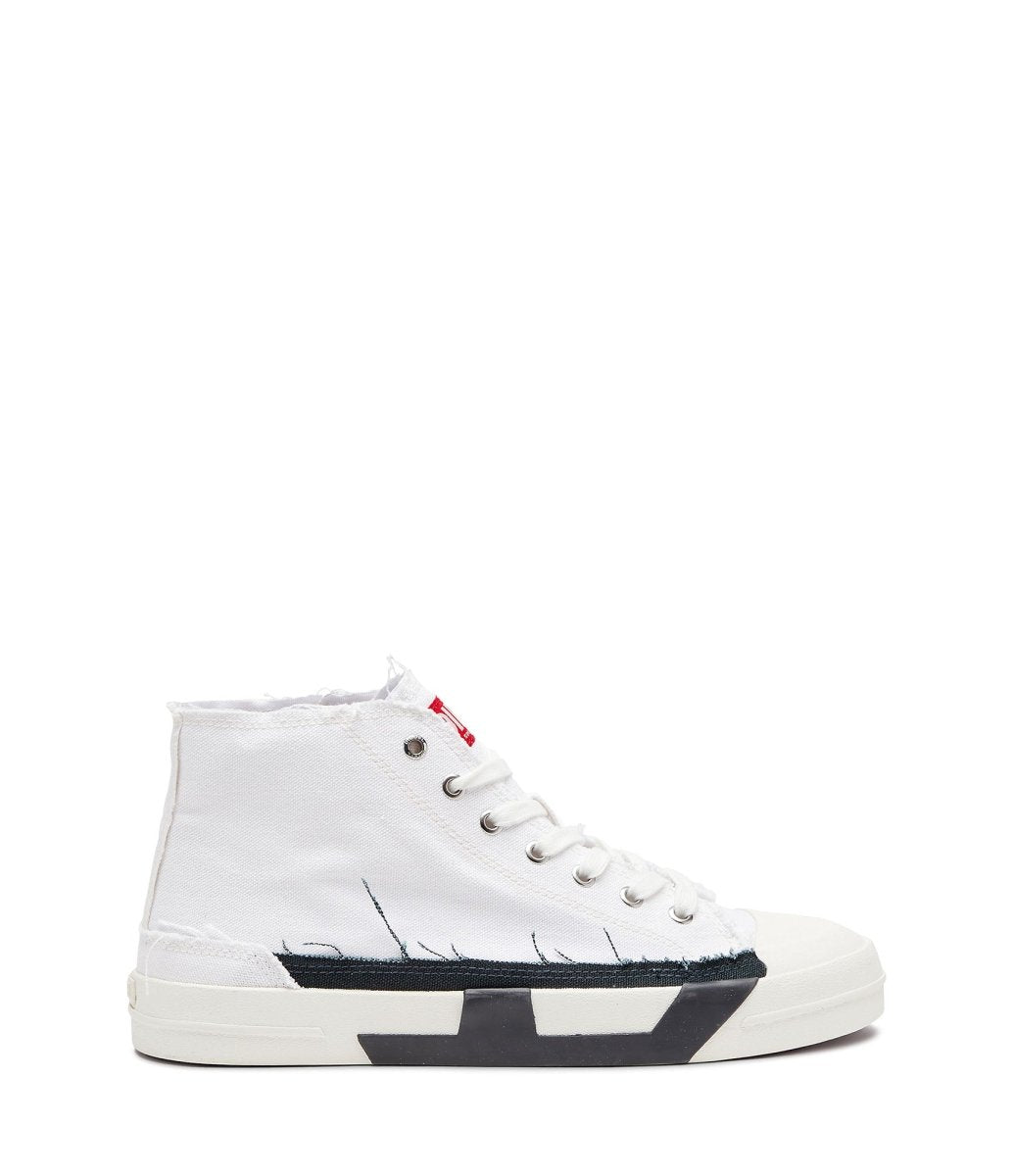 Diesel S - D - Verse Mid Sneaker White - Shazem - MENS SNEAKERS - DIESEL