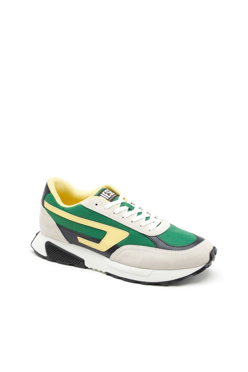 Diesel Tyche D Sneakers White - Green - Shazem - MENS SNEAKERS - DIESEL