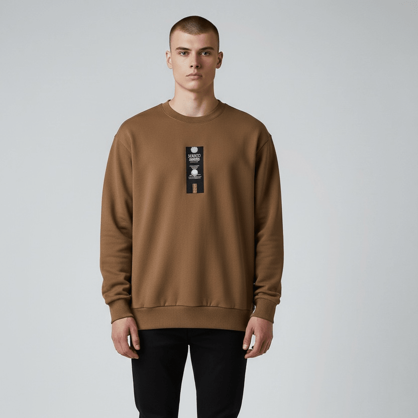 Enrico Coveri Sweater 12 Camel - Shazem - MENS SWEATER - ENRICO COVERI