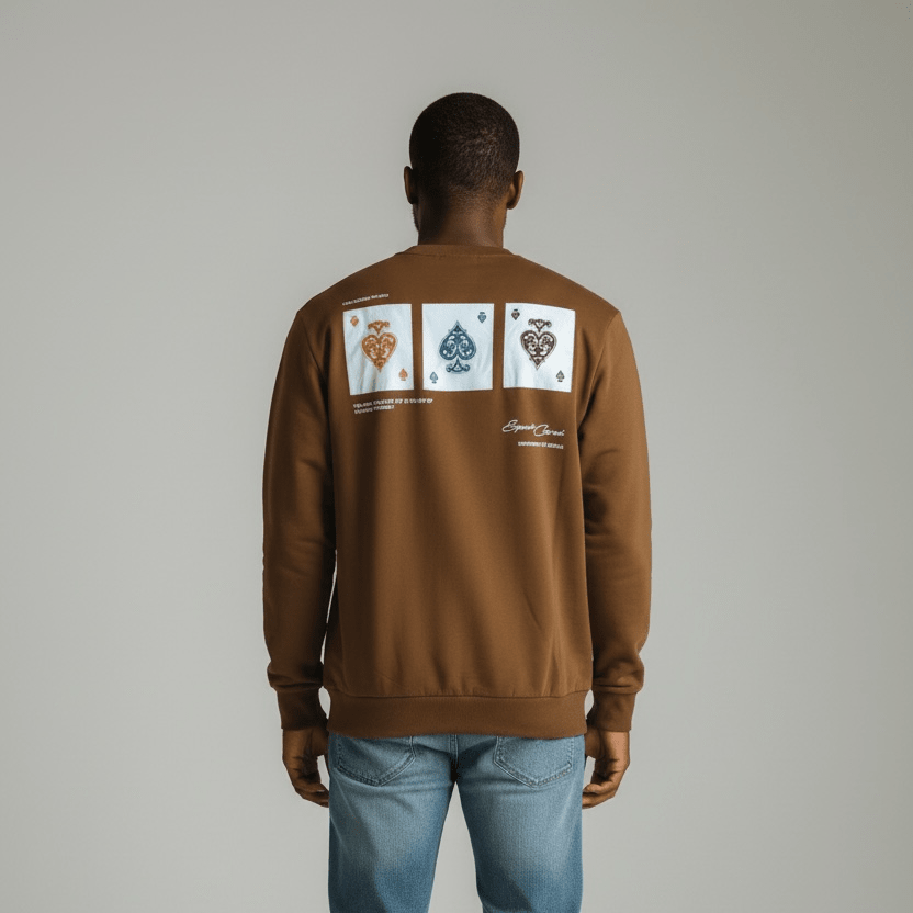 Men's Enrico Coveri sweater in camel color, featuring a cozy knit design and classic fit.