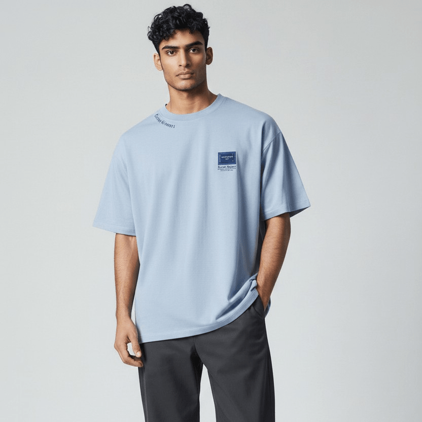Men's Enrico Coveri Tee 171 in grey and green, casual T-shirt with a comfortable fit and stylish design.