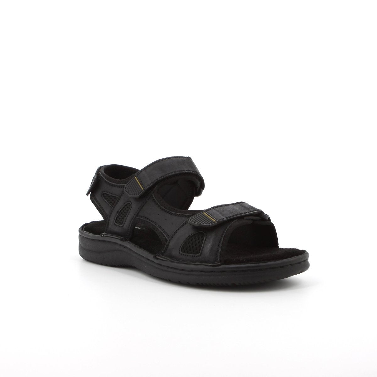 Hush Puppies Otiss Black - Shazem - MENS SANDALS - HUSH PUPPIES