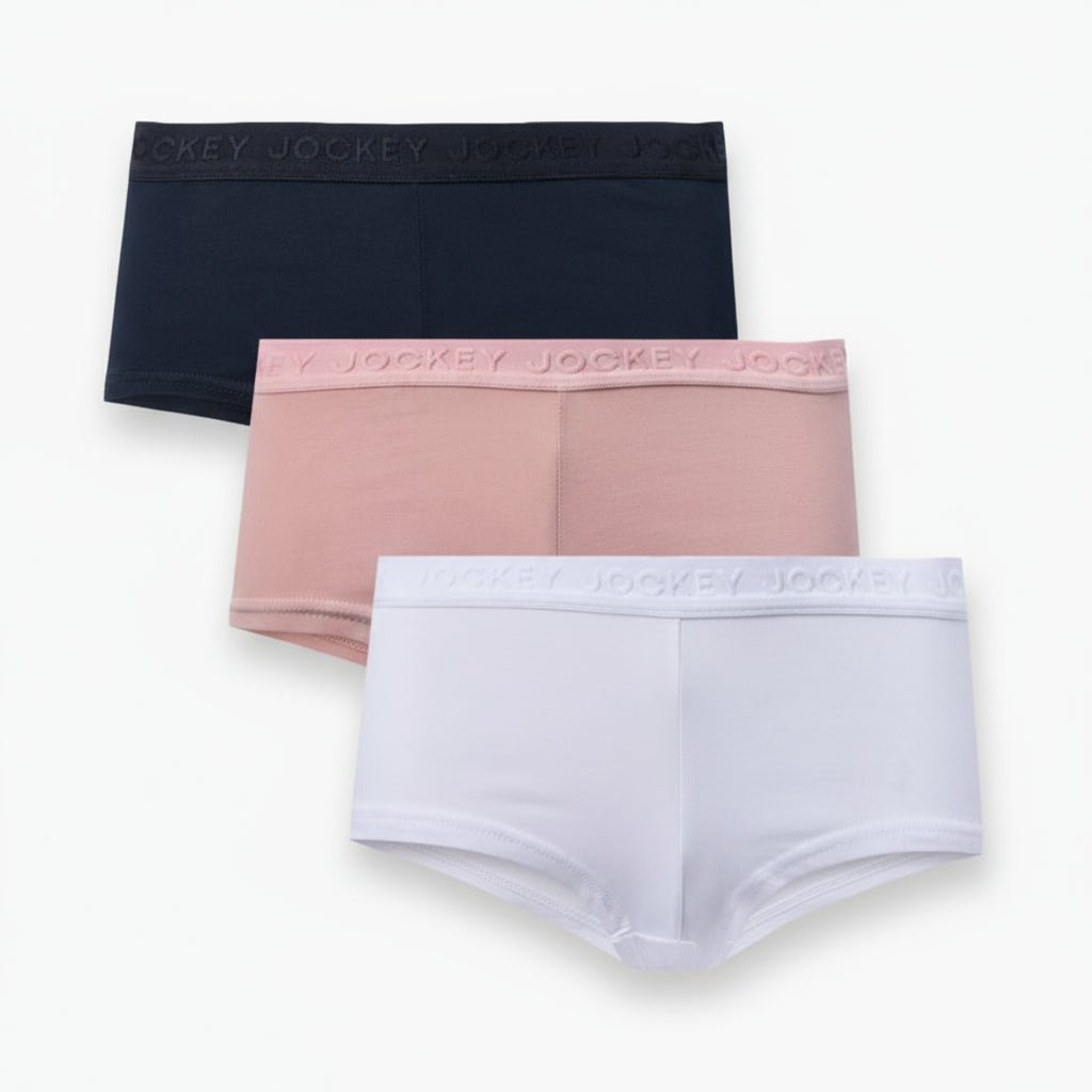 Jockey 3PK Cotton Stretch Knicker Tonal - Shazem - WOMENS UNDERWEAR - JOCKEY
