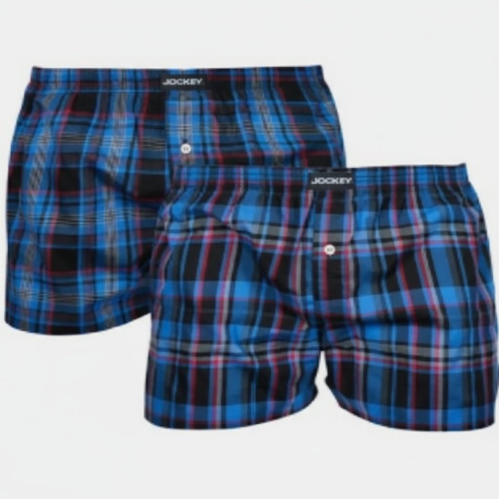 JOCKEY AM 2PK WOVEN BOXER - Shazem - MENS UNDERWEAR - JOCKEY