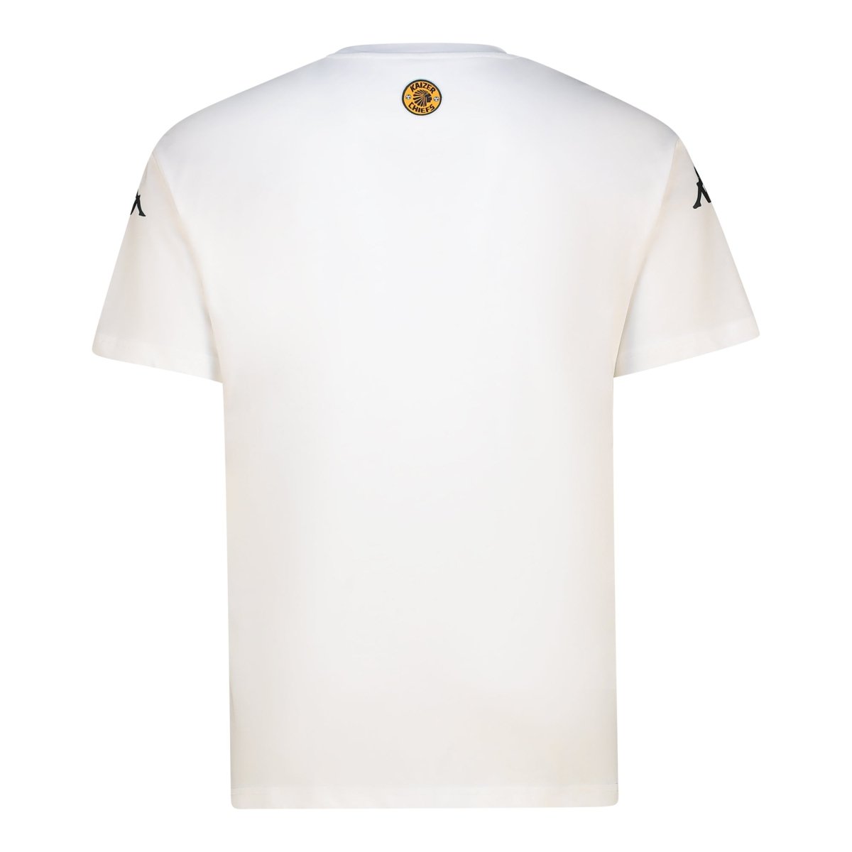 White Kappa Amerit T-shirt for men, showcasing a classic fit with Kappa branding on the chest.