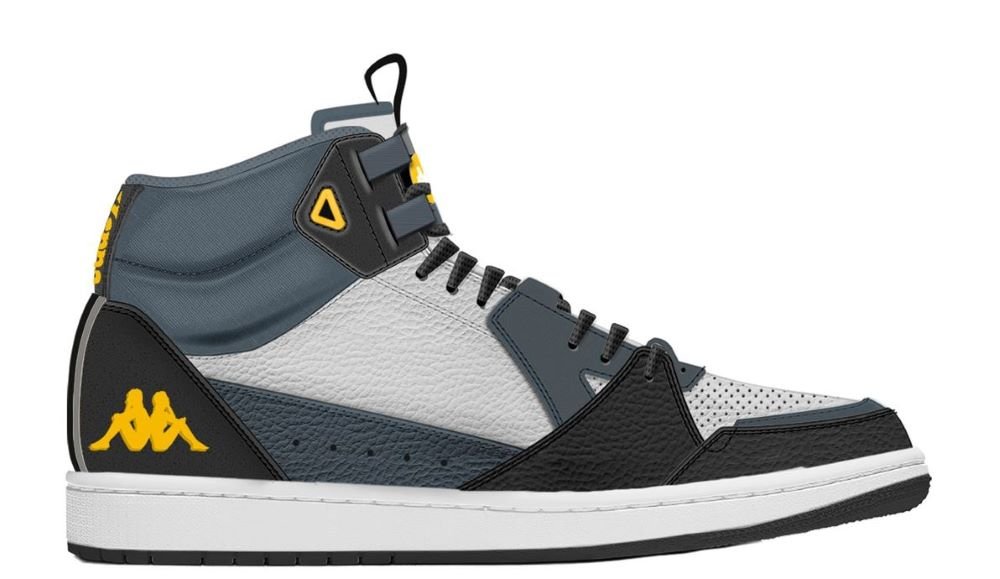 Kappa Auth Linat 1 White - Grey - Yellow - Shazem - MENS SNEAKERS - KAPPA