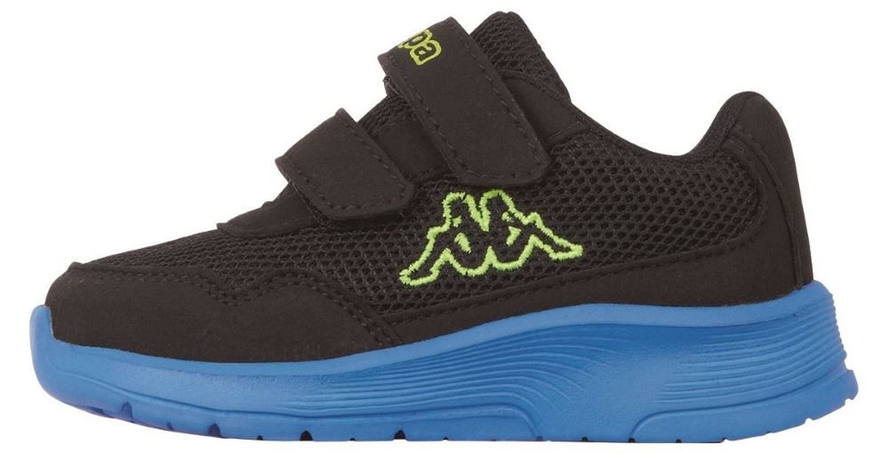 Kappa Cracker II Black - Blue - Shazem - KIDS SNEAKERS - KAPPA