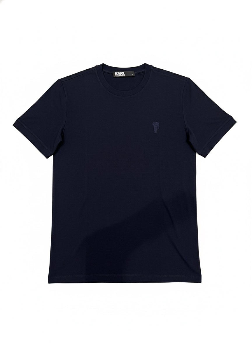 KARL LAGERFELD CM 755055 TEE NAVY - Shazem - MENS T - SHIRTS - KARL LAGERFELD