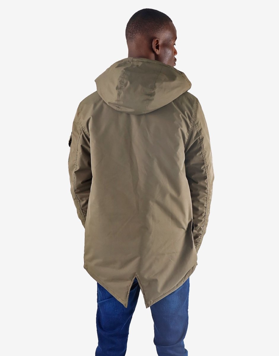 Klevas Nature II men's jacket in tobacco color, featuring a stylish outdoor design and durable fabric.
