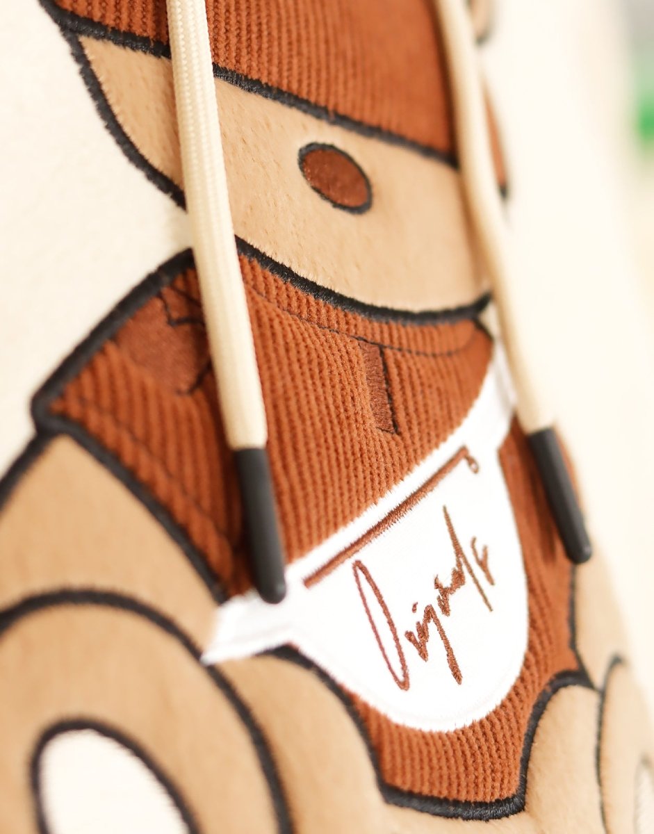 Klevas Teddy Hoodie in stone color, men's casual hoodie with a soft fleece texture and relaxed fit.