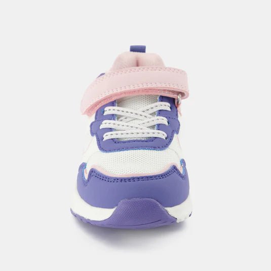 Le Coq Runner White/Purple - Shazem - KIDS SNEAKERS - LE COQ SPORTIF