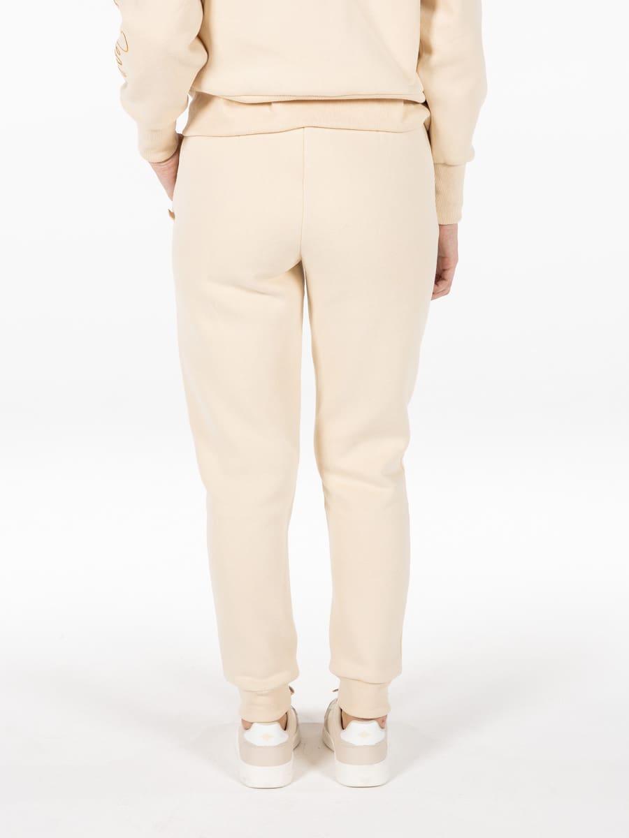 Lee Cooper Francoise Fleece Pants Cream - Shazem - WOMENS TRACK PANTS - LEE COOPER