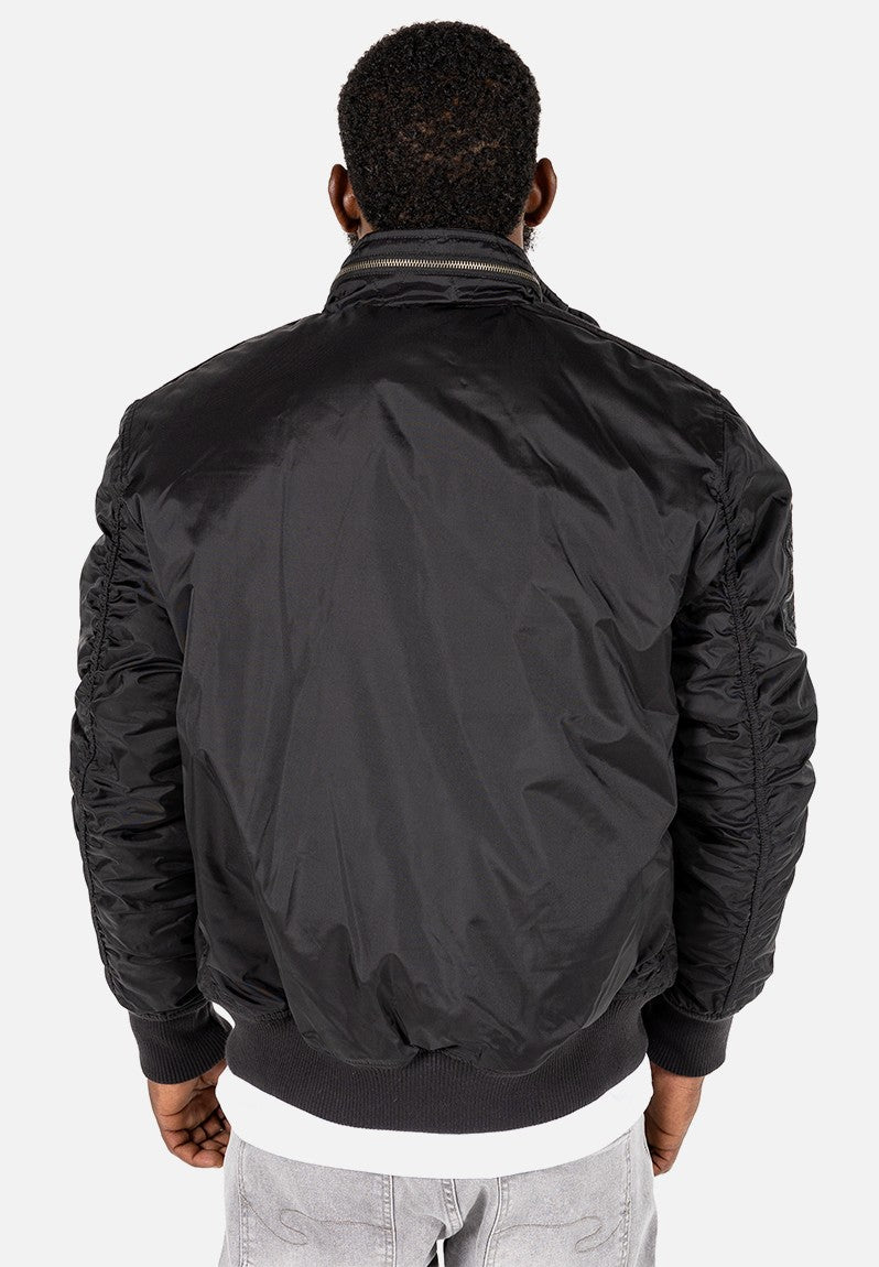 Lee Cooper Herschel Bomber Jacket Black - Shazem - MENS JACKETS - LEE COOPER