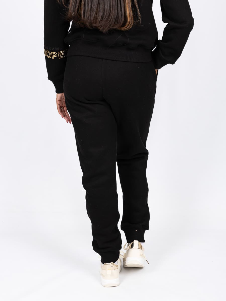 Lee Cooper Indlovukazi Pants Black - Shazem - WOMENS TRACK PANTS - LEE COOPER