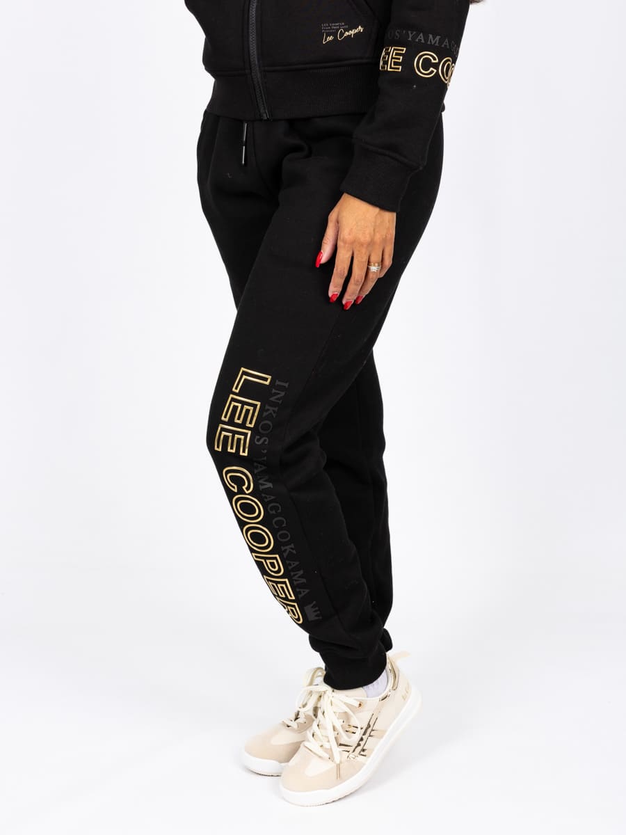 Lee Cooper Indlovukazi Pants Black - Shazem - WOMENS TRACK PANTS - LEE COOPER