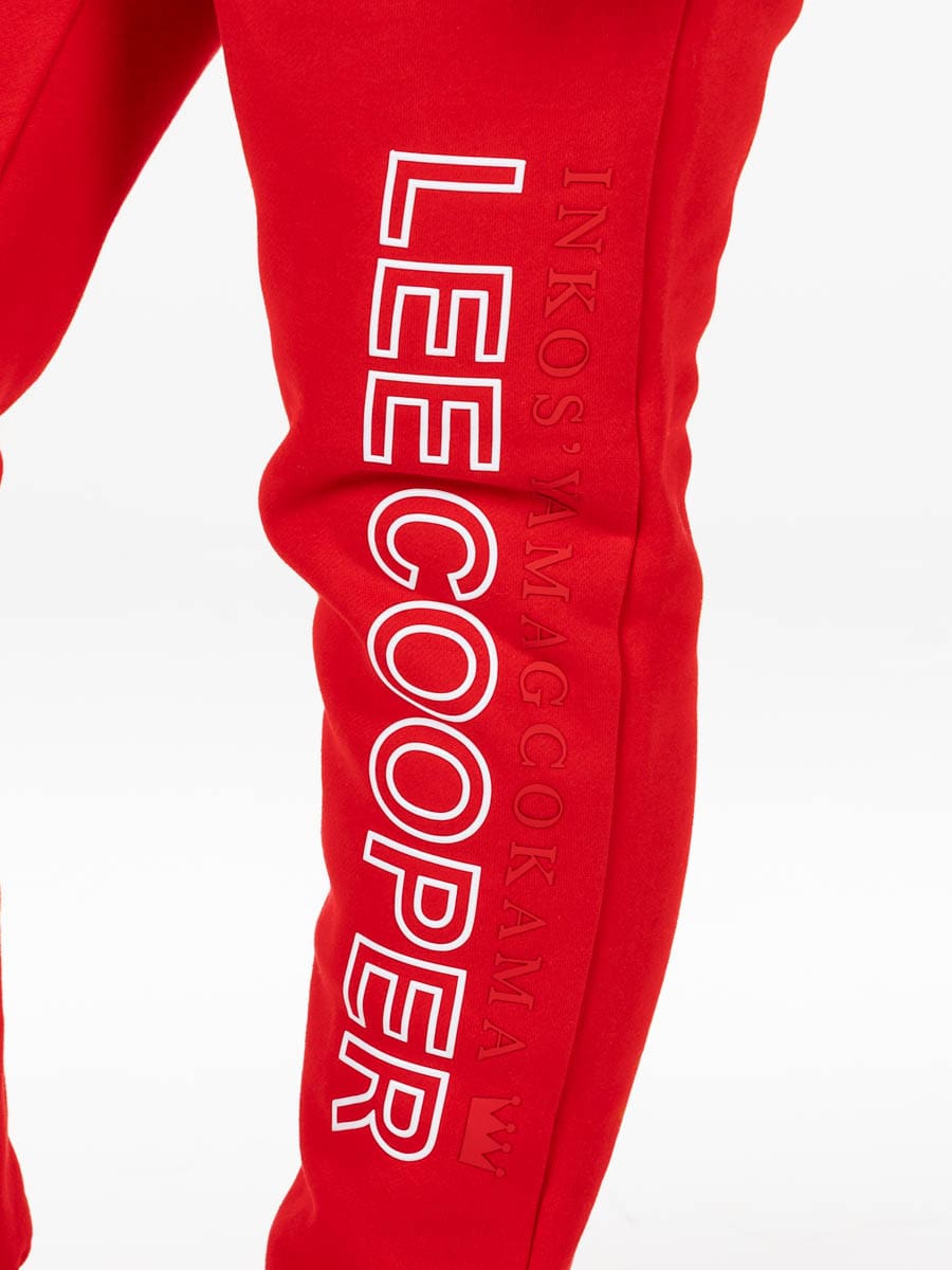 Lee Cooper Indlovukazi Pants Red - Shazem - WOMENS TRACK PANTS - LEE COOPER