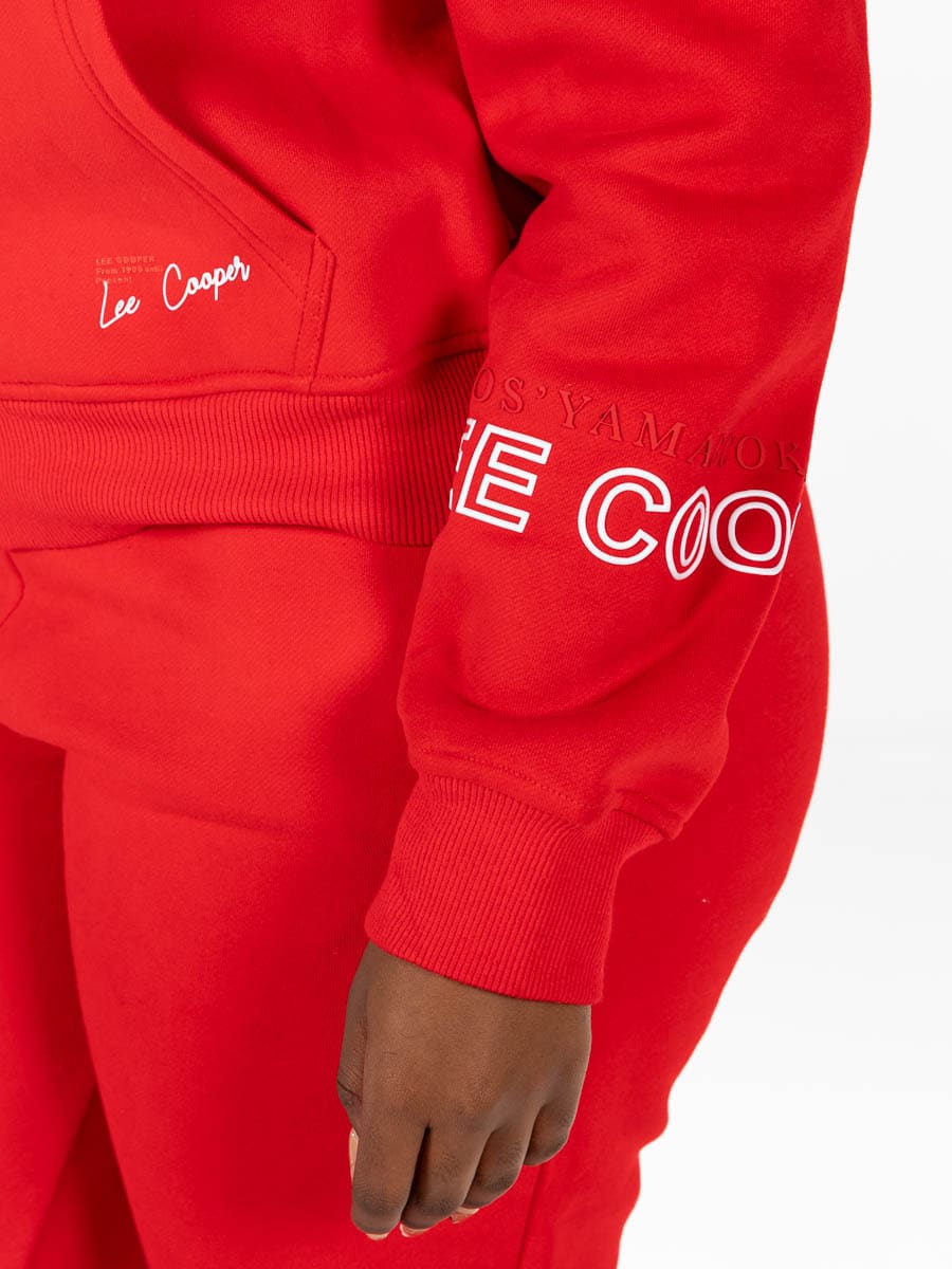 Lee Cooper Indlovukazi Top Red - Shazem - WOMENS TRACK JACKETS - LEE COOPER