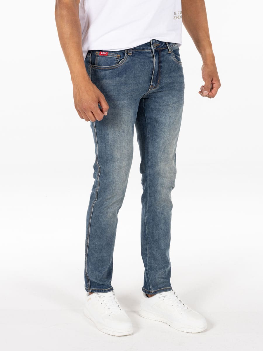 Lee Cooper Leopold Jeans Dirty Indigo Wash - Shazem - MENS JEANS - LEE COOPER