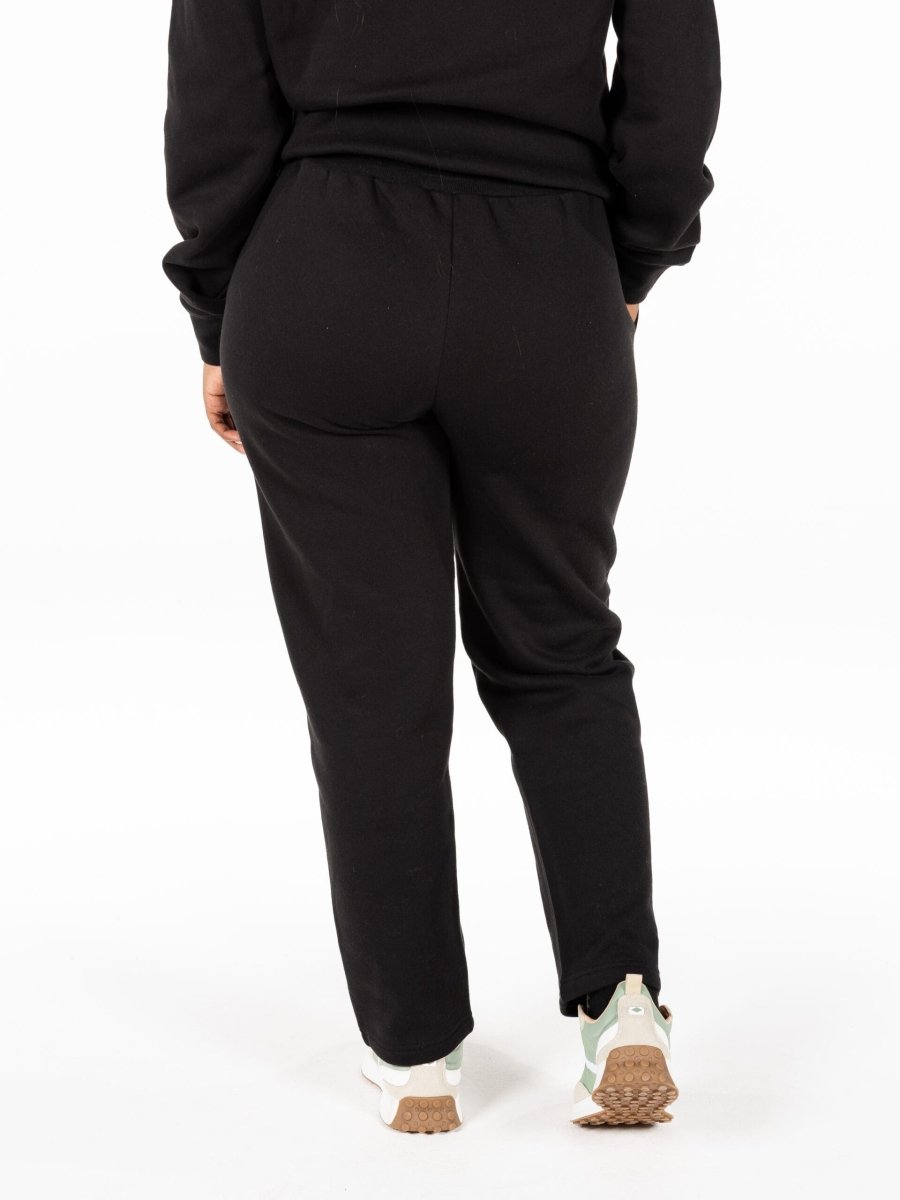 Lee Cooper Noelle Fleece Pants Black - Shazem - WOMENS TRACK PANTS - LEE COOPER