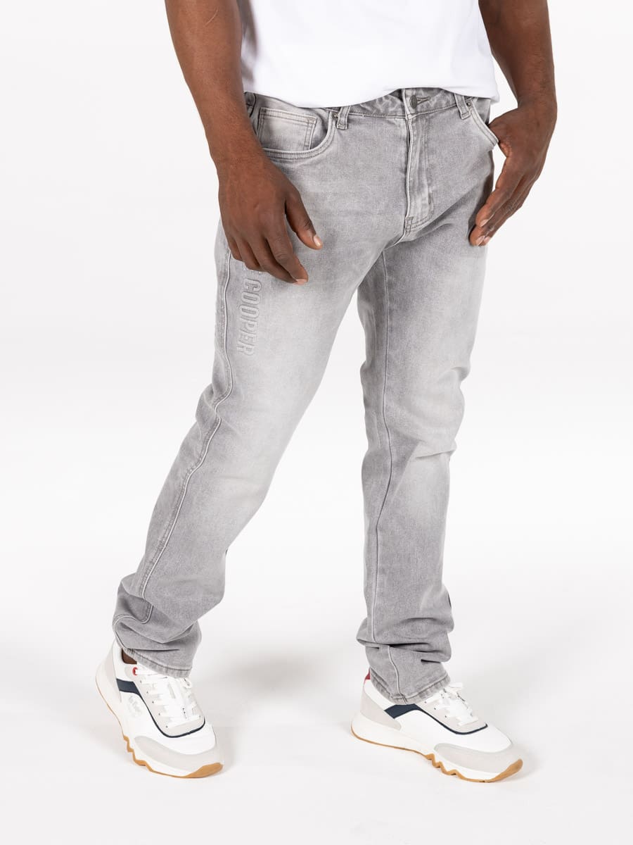 Lee Cooper Osric Jeans Grey - Shazem - MENS JEANS - LEE COOPER