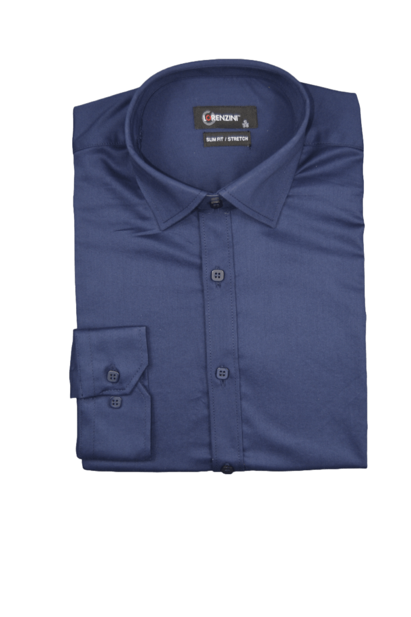 Lorenzini GL26/178 Navy - Shazem - MENS SHIRTS - LORENZINI