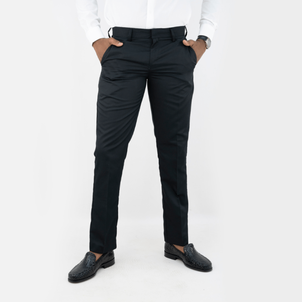 Lorenzini GTS01 Black - Shazem - MENS FORMAL PANTS - LORENZINI