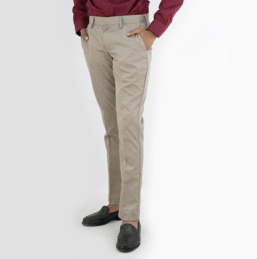 Lorenzini GTS01 Khaki - Shazem - MENS FORMAL PANTS - LORENZINI