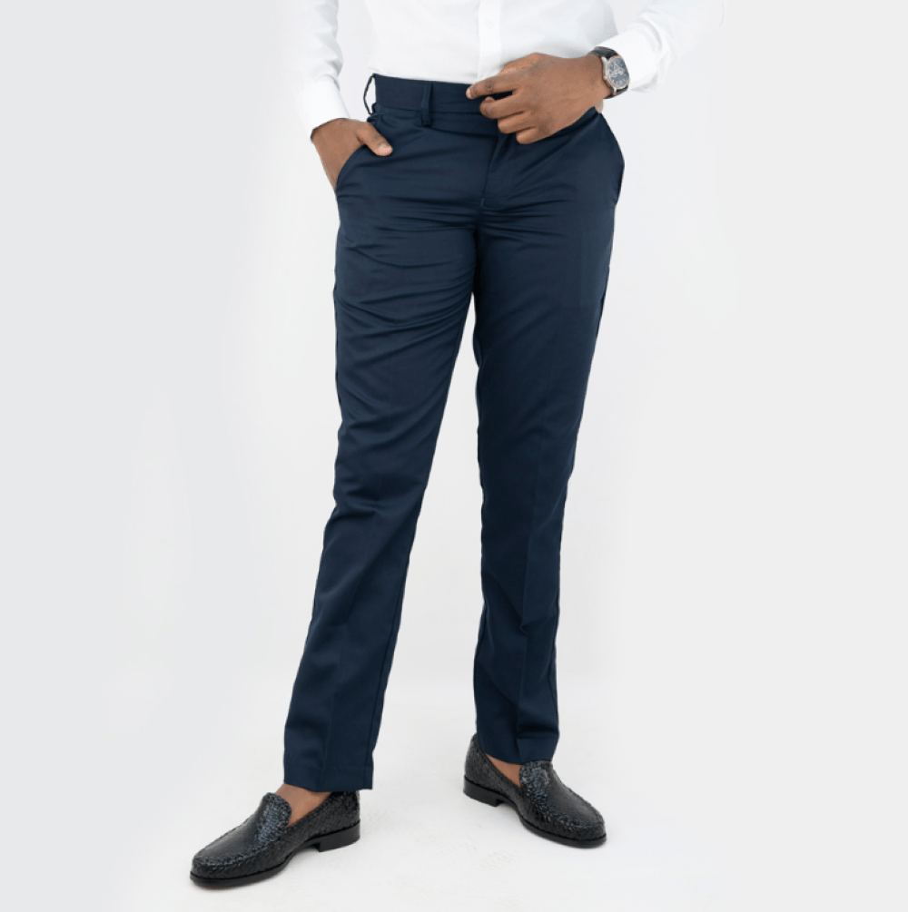 Lorenzini GTS01 Navy - Shazem - MENS FORMAL PANTS - LORENZINI