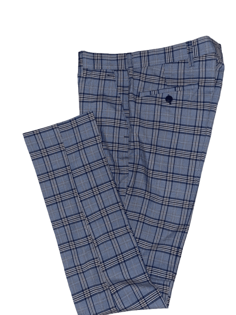 Lorenzini GTS104 Blue - Shazem - MENS FORMAL PANTS - LORENZINI