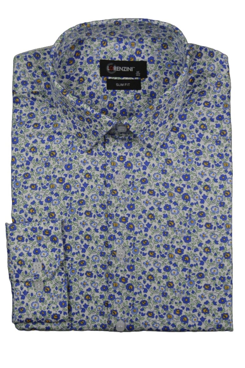 Lorenzini LO26/618 Blue - Shazem - MENS SHIRTS - LORENZINI