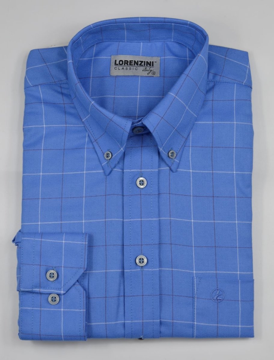 Lorenzini LO50/99 Azure - Shazem - MENS SHIRTS - LORENZINI