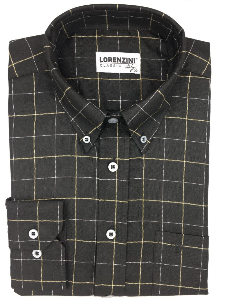 Lorenzini LO50/99 Black - Shazem - MENS SHIRTS - LORENZINI