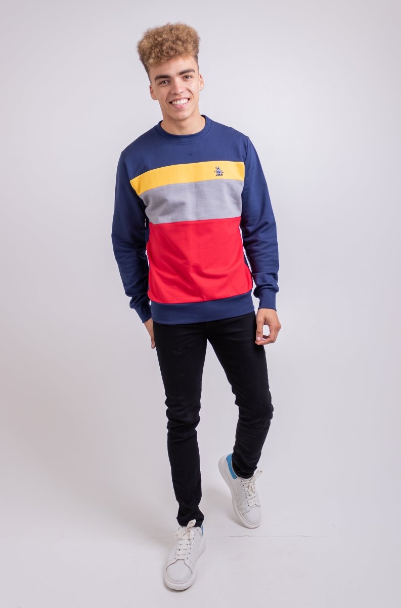 Penguin OPKF0109 sweater Sapphire - Shazem - MENS SWEATER - PENGUIN