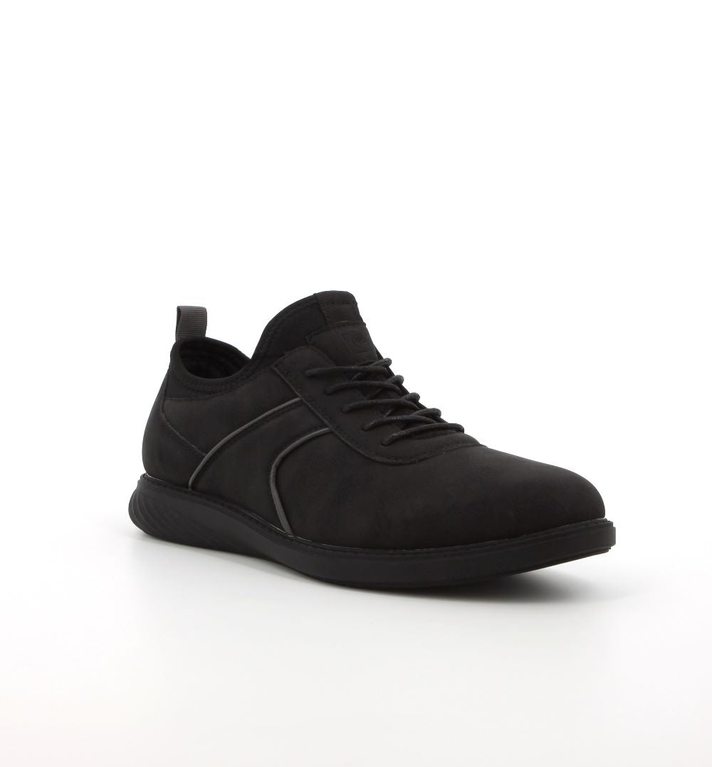 Pierre Cardin 00621 Black Grey (Kamden) - Shazem - MENS SNEAKERS - PIERRE CARDIN