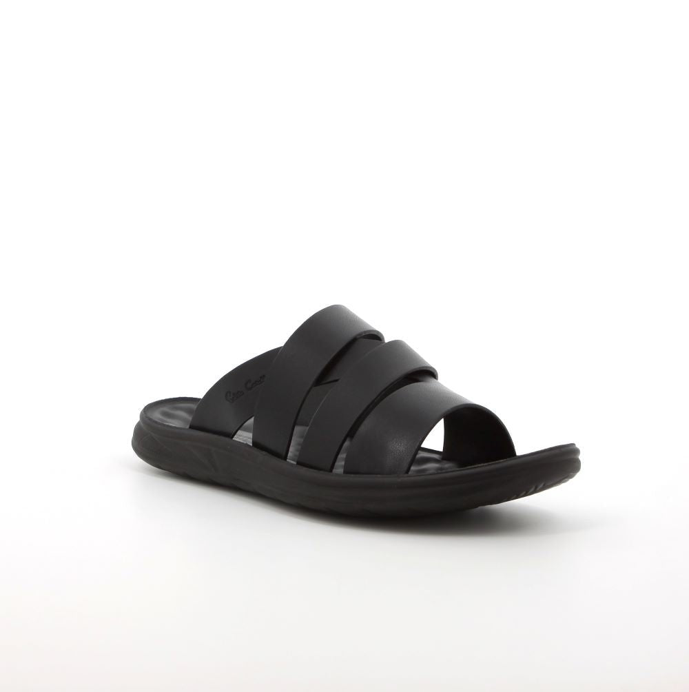 Pierre Cardin 00672 Black Sandal (Orion) - Shazem - MENS SANDALS - PIERRE CARDIN