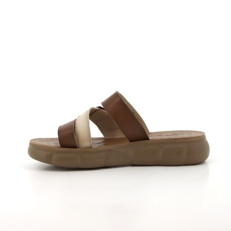 Pierre Cardin 10836 Brown Multi (Cara) - Shazem - WOMENS SANDALS - PIERRE CARDIN