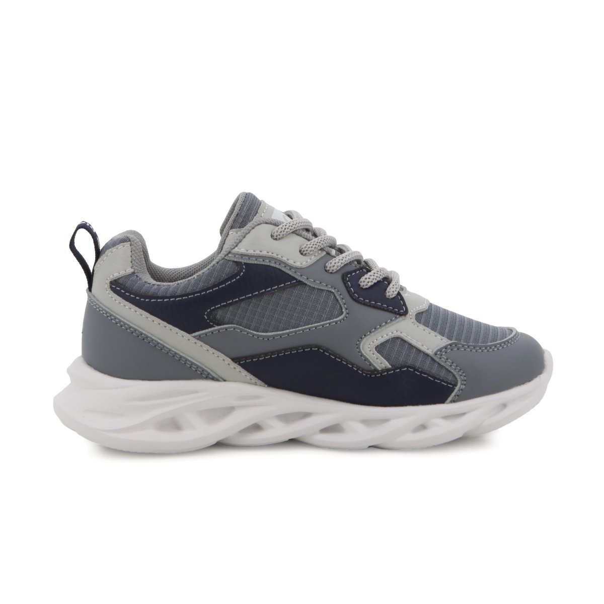 PIERRE CARDIN FB 00075 LACE UP BLUE MILTI (PHOENIX 2) - Shazem - KIDS SNEAKERS - PIERRE CARDIN