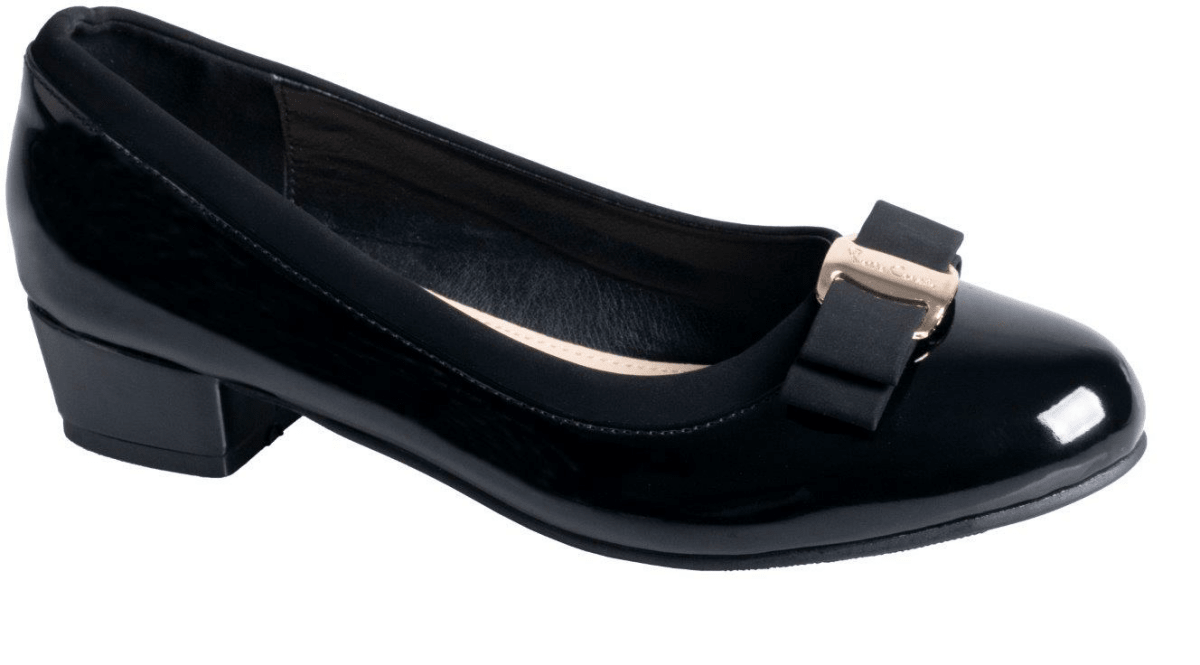 Black Pierre Cardin Viera women's formal heels with pointed toes and sleek design, perfect for professional or elegant occasions.