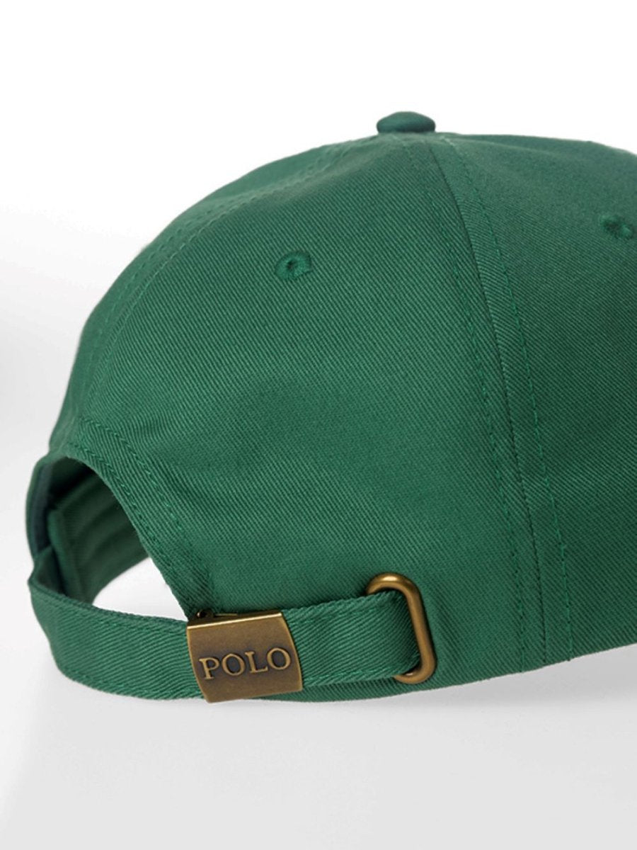 Polo 6 Panel Badge Peak Green - Shazem - MENS HEADWEAR - POLO
