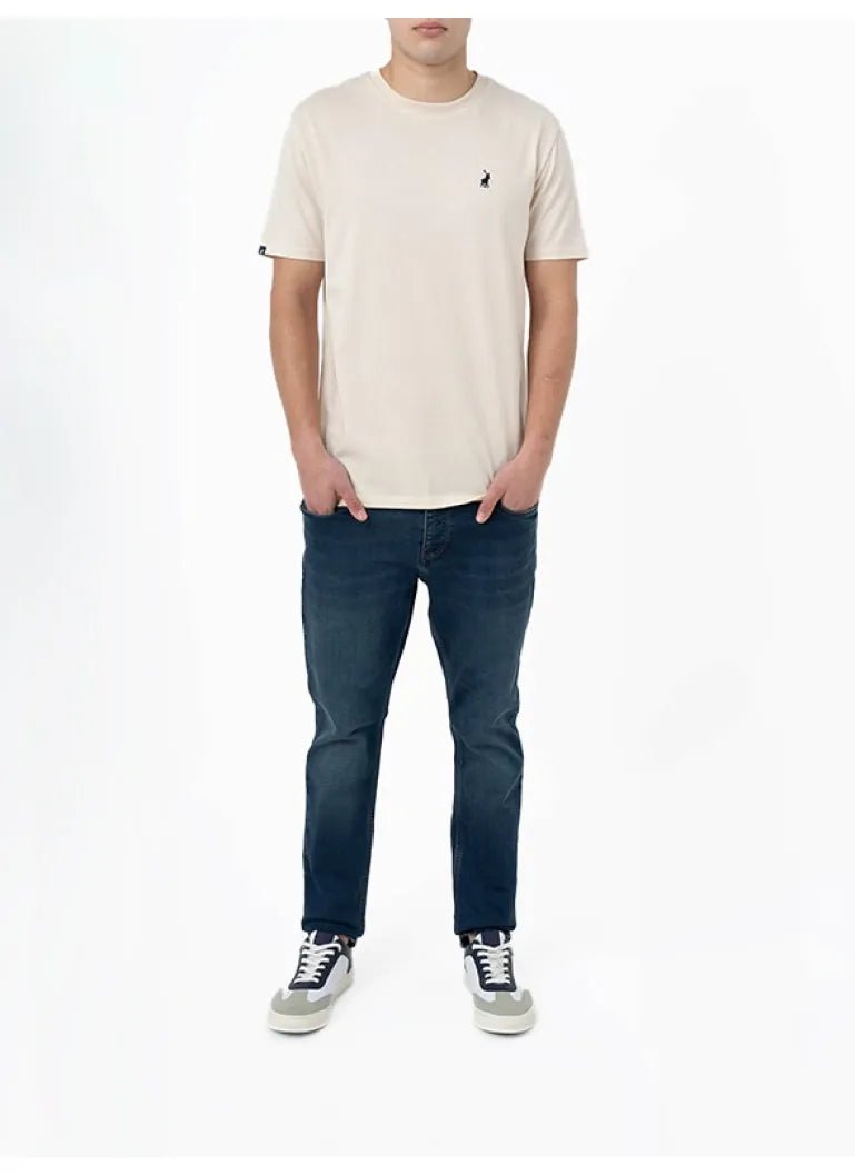 Polo Crew Neck Tee White - Shazem - MENS T - SHIRTS - POLO