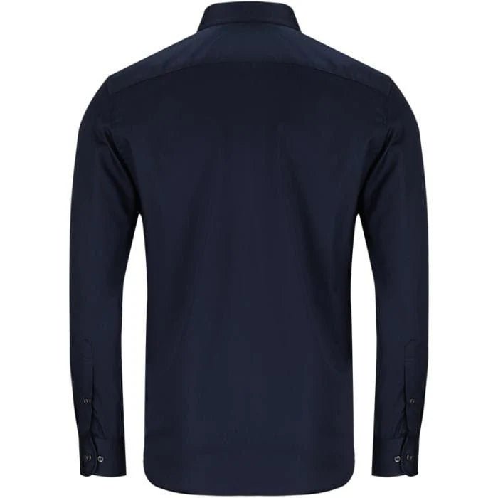 Polo Custom Fit Greig Shirt Dark Navy - Shazem - MENS SHIRTS - POLO